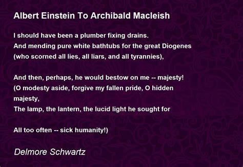 Einstein by Archibald MacLeish - Famous poems, famous poets.