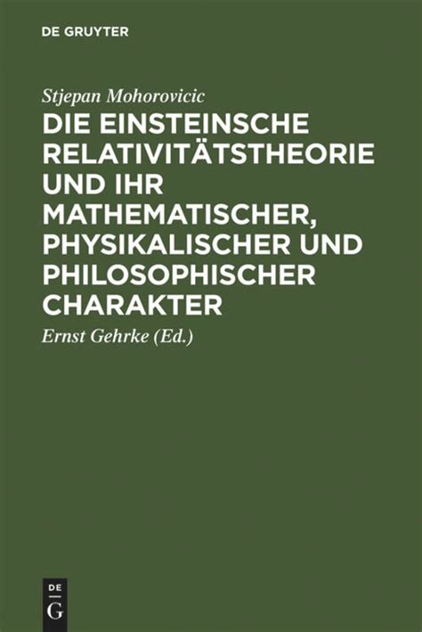 Einsteinsche relativitätstheorie und ihr mathematischer, physikalischer und philosophischer charakter. - Range rover serie p38 manual de servicio completo de reparación.