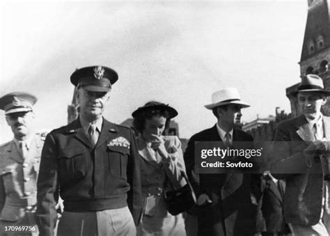 Eisenhower, Harriman & Soviet VIPs At Red Square …