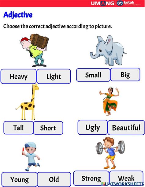 Ejercicio de Adjectives with -ed or -ing (unit 7) - Liveworksheets