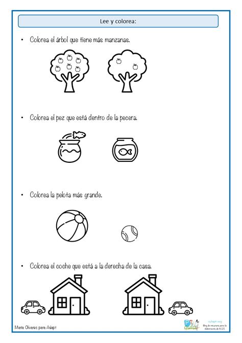 Ejercicios de Conceptos Básicos online o para imprimir.