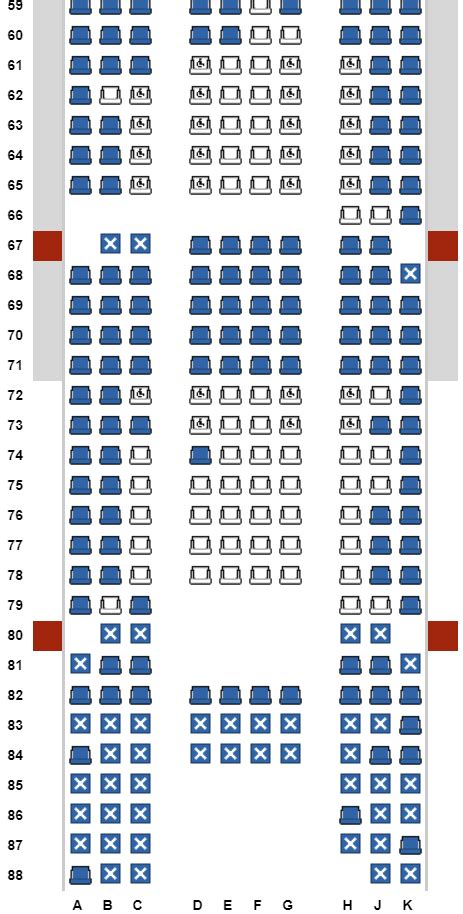 None of the seats on this aircraft recline. Ryanair now offers Premium seats in rows 1-5, 16, 17, 32, and 33. Which gives travelers priority boarding, extra legroom and faster disembarking for a fee of €17/£15. Standard seats in rows 6-15 and 18-31- travelers can preselect any seat in these rows for a fee of €5/£5.. 