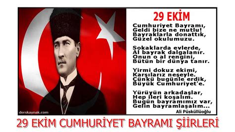 Ekim Cumhuriyet Bayramı ile ilgili yazı başlığı altında, 29 Ekim Cumhuriyet Bayramının anlam ve önemini en iyi şekilde ele alan yarışma projelerinde derece almış, başka yerde bulamayacağınız 6 farklı metin kaleme aldık.