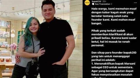 Eks Suami Mawar AFI Adalah Pak Marsani dan CEO Bapak2ID …