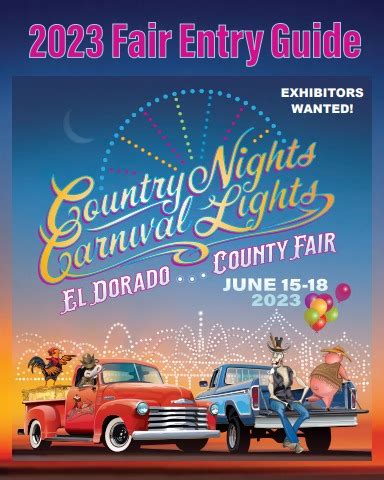 El Dorado County Fair Entry Guide