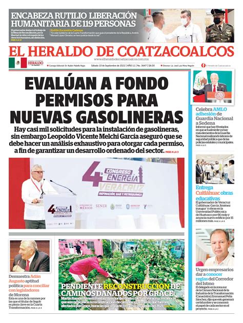 El Heraldo de Coatzacoalcos 16 de Septiembre de 2024