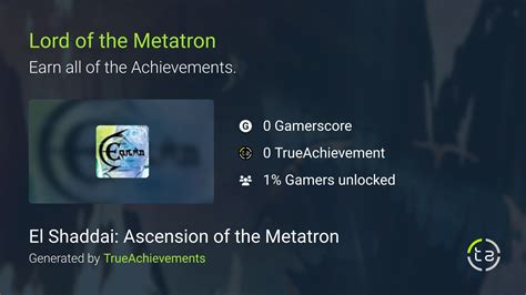 El Shaddai: Ascension of the Metatron Achievements