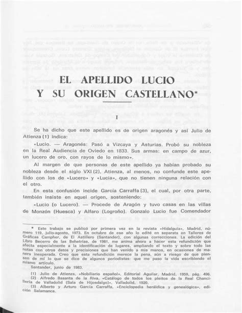 El apellido lucio y su origen castellano. - Campañas militares de la independencia dominicana, 1844-1856.