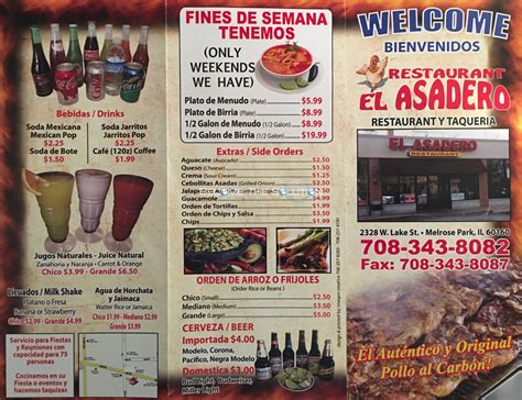 El Asadero is located in Melrose Park, Illinois, and was founded in 