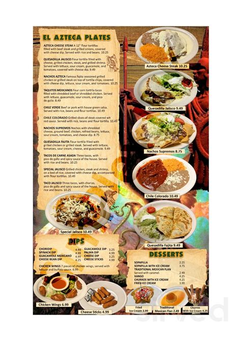 El azteca greeneville tn. View the online menu of El Azteca and other restaurants in Greeneville, Tennessee. El Azteca « Back To Greeneville, TN. 0.86 mi. Food $$ (423) 525-4419. 