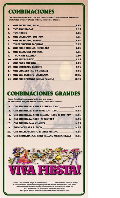 El Caporal Family Mexican Restaurant. 33705