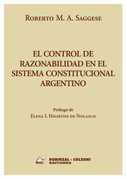 El control de razonabilidad en el sistema constitucional argentino. - Difusao da automacao no brasil e os efeitos sobre o emprego.