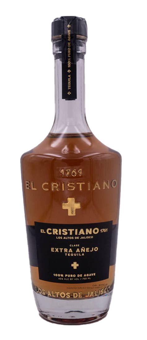 El cristiano tequila. View all products by El Cristiano California Residents: Click here for Proposition 65 WARNING. Enter a delivery address. 750.0ml bottle - from $146.99. Have El Cristiano Extra Anejo Tequila delivered to your door in under an hour! Drizly partners with liquor stores near you to provide fast and easy Alcohol delivery. 