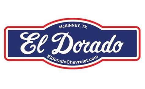 El dorado chevrolet mckinney. With new Chevrolet vehicles in stock, El Dorado Motors, Inc. has what you're searching for. See our extensive inventory online now! ... Skip to main content; Skip to Action Bar; Sales: (972) 598-9356 . 2300 N Central Expressway, Mckinney, TX 75070 Open Today Sales: 8:30 AM-9 PM. Español Home; Show New. Chevrolet. Cars. Malibu. Camaro. … 