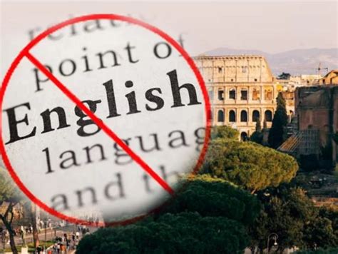 El gobierno de Italia busca penalizar el uso de palabras en inglés
