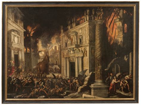 El incendio de Troya - Colección - Museo Nacional del Prado