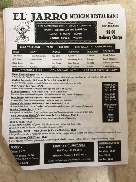 El jarro wauseon ohio. View the latest accurate and up-to-date El Jarro Menu Prices for the entire menu including the most popular items on the menu. 