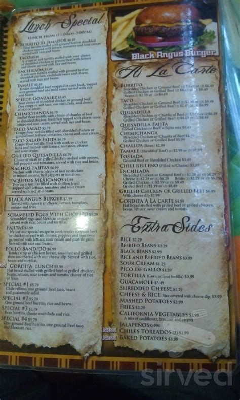 El jimador bardstown menu. 1. Bardstown Burger. There really is no "service". The chicken rings were disappointing beyond words. The onion... 2. Howie's Restaurant. Prices are ridiculous! 