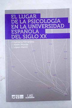 El lugar de la psicología en la universidad española del siglo xx. - Reader s guide to subsynchronous resonance.