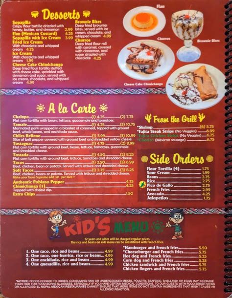 El Nopal Menu Lunch Specials Speedy Gonzales $5.99 Chilaquiles Mexicanos $6.50 Huevos Rancheros* $6.25 .... 
