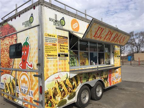 El Parian Taco Truck. Head to Southwest Detroit to immerse yourself in a range of Mexican cuisine. El Parian Taco Truck can be found just at 4804 W. Vernor Hwy., serving up authentic and .... 
