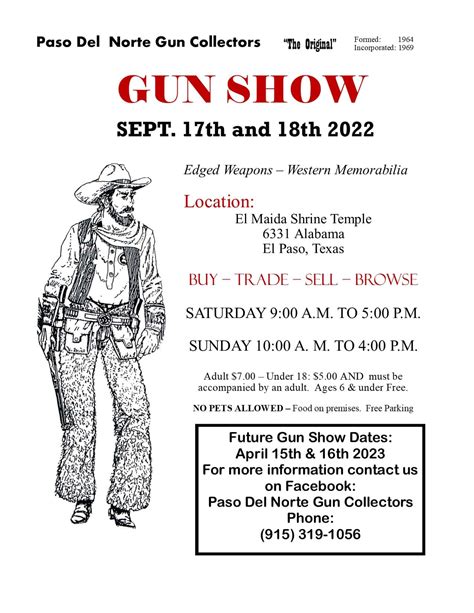 The DeRidder Gun Show will be held next on Nov 18th-19th, 2023 with additional shows on Mar 2nd-3rd, 2024, Jul 19th-20th, 2024, and Nov 22nd-23rd, 2024 in DeRidder, LA. This DeRidder gun show is held at Beauregard Parish Fairgrounds and hosted by Triple R Events. All federal and local firearm laws and ordinances must be obeyed.. 