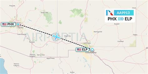  What companies run services between El Paso, TX, USA and Phoenix, AZ, USA? American Airlines and Southwest Airlines fly from El Paso, TX to Phoenix every 3 hours. Alternatively, Tufesa operates a bus from El Paso Downtown to Phoenix 6 times a week. Tickets cost $70 - $100 and the journey takes 7h 30m. . 