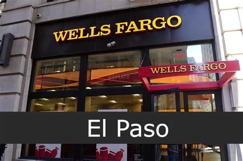 El paso wells fargo hours. El Paso Parking; Wells Fargo; Open Full Map. ... Hours of Operation. Mon-Fri 7:30am-7pm. Mon-Fri: 7:30am-7pm Amenities ... Wells Fargo: Max Height: 6 ft. 10 in. (2.08 meters) Rate this lot. Reviews. No Reviews Yet. Want to Review this lot ... 