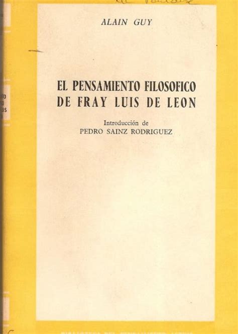 El pensamiento filosofico de fray luis de leon. - Reformismo da igreja no brasil império.