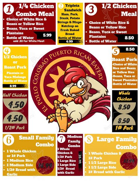 El Pollo Colorao Puerto Rican Eatery. 227 St Joe Plaza Dr, Palm