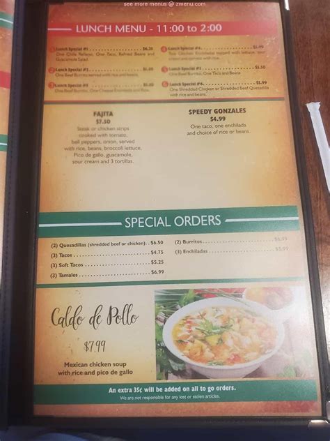 The actual menu of the El Potrillo Mexican Restaurant. Prices and visitors' opinions on dishes. Log In. English ... #2 of 24 places to eat in Tiptonville.. 