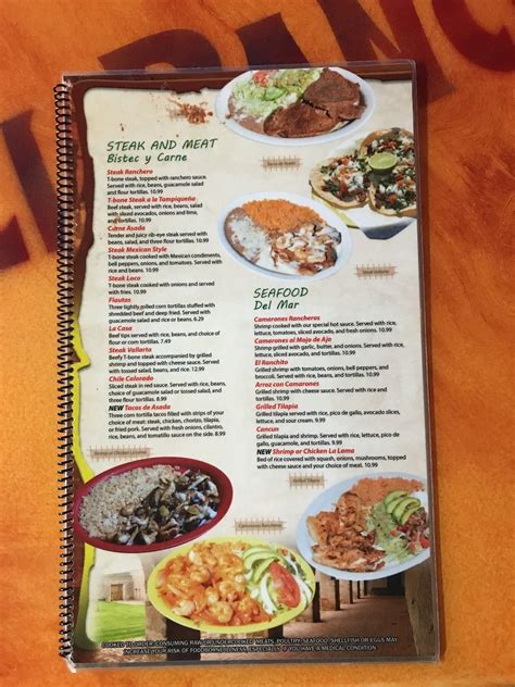 El ranchito family mexican restaurant kingsport menu. El Ranchito restaurant was built with a lot of effort and dedication, with the main objective of always providing good food and quality service. We are a family business for the family. VIEW FULL MENU ... KAREOKE DELICIUS DRINKS. Friday's and Saturday's - 9PM to 2AM. 509-314-6291. Tasty Food. Explore our menu for an irresistible variety ... 
