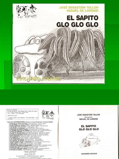 El sapito glo glo glo (coleccion los morochitos). - International harvester 5488 tractor service manual.