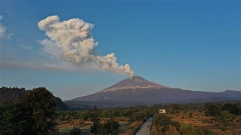 El volcán Popocatépetl disminuye actividad y regresa a semáforo amarillo fase 2