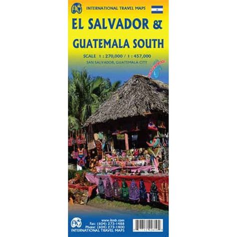 Download El Salvador Map By Itmb Travel Reference Map By Itmb