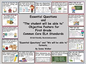 Ela Enduring Understandings Essential Questions Common Core