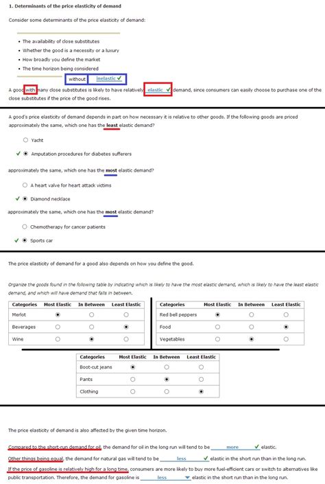 Elasticity And Its Application Aplia Answers