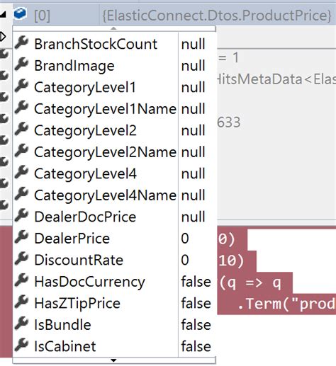 Elasticsearch query for null value.  A query for NULL returns document 1, but not document 2. ...