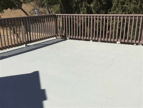 Elastomeric deck coating.  Ask a question or read what others have asked...