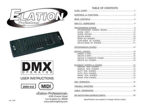 Elation dmx operator programmable dmx controller manual. - The breast cancer survival manual fifth edition a step by step guide for women with newly diagnosed breast cancer.
