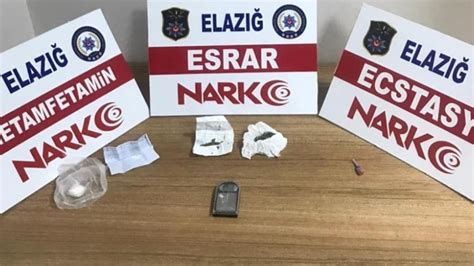 Elazığ’da uyuşturucu taciri 1 kişi tutuklandıs