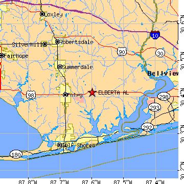 Elberta, AL Map & Directions - MapQuest