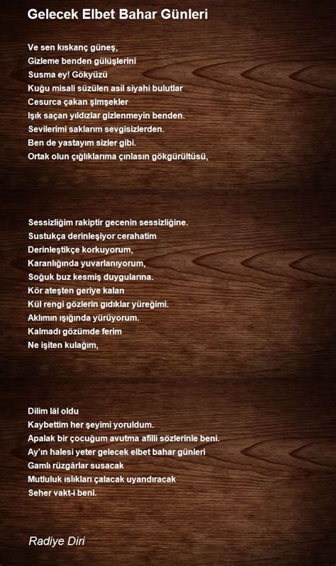 Elbet Bir Gün Bahar Gelecek TikTok.