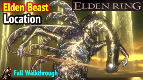 Elden Beast Location Elden Ring - YouTube