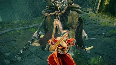 Elden Ring Player Smacks Down Margit Using A Harp For A Controller