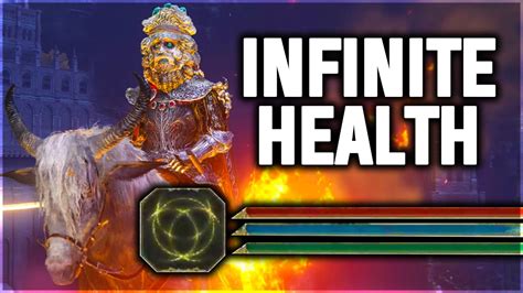 This is my borderline immortal Health Regeneration Build. He regenerates so fast and takes so little damage he is very hard to kill in Elden Ring PVP Invasio.... 