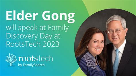 Elder and Sister Gong to speak at RootsTech 2024 - Church News