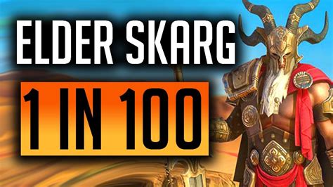 Elder skarg. It's simple: - Elder Skarg = HP burn + fear. - Rhazin = tanker with ~300 resist + high defense (it should have accuracy to help CC a bit and weaken the spider, but my gear is garbage) - Apothecary = Rhazin's healer + speed. - Stag Knight = defense down + attack down. - Psylar = a bit of turn metter control + acc down to help Rhazin. 