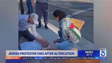 Elderly Jewish man dies after 'altercation' with pro-Palestinian demonstrator in Thousand Oaks