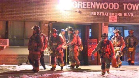 Elderly man critically injured in east-end Toronto highrise fire